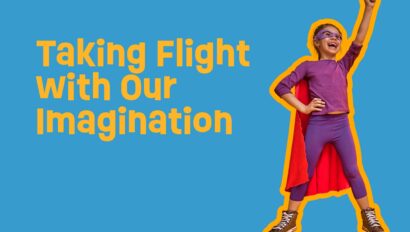 Kids flight graphic.